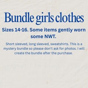 Girls Clothing Bundle Sizes 14-16